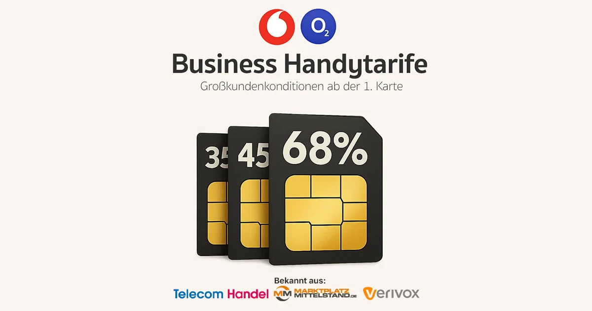 Business Handytarife vergleichen 2026