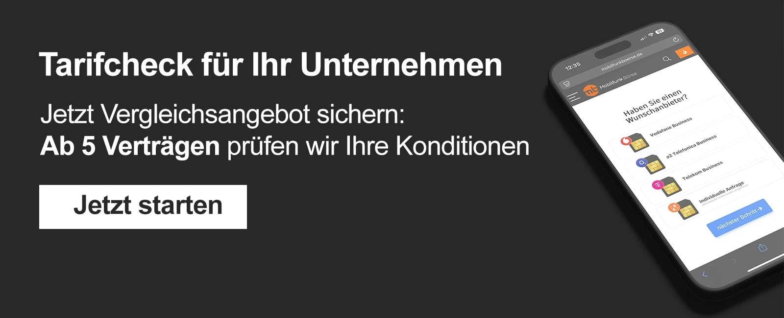 Tarifcheck Business Handytarife