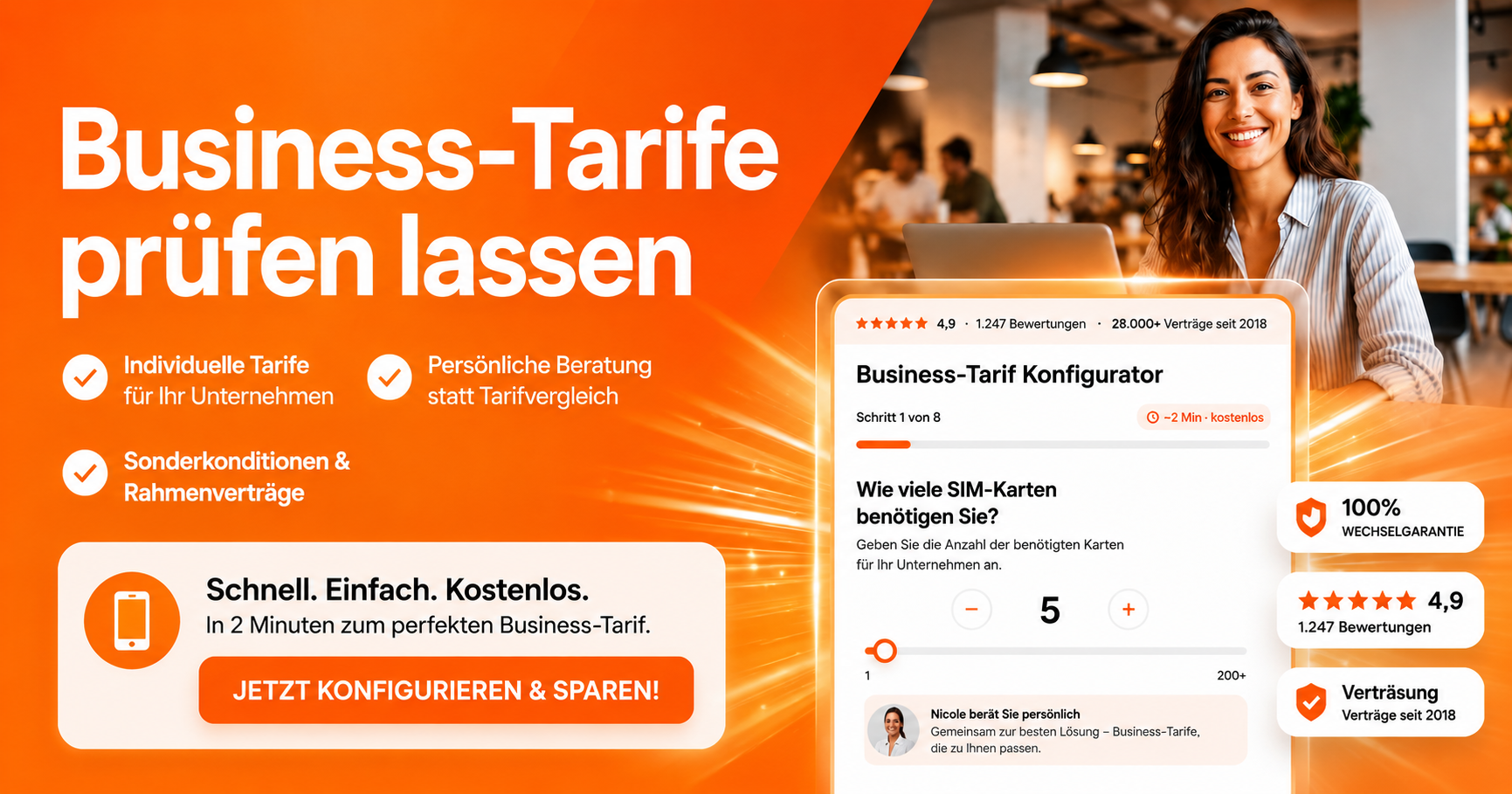 Beste Business Handytarife für Selbständige