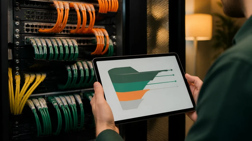 Redaktionelles Praxisvisual zu Cloud-Telefonie einführen: Bandbreite, Notruf, Ausfallsicherheit und Portierung Redaktionelles Praxisvisual zu Cloud-Telefonie einführen: Bandbreite, Notruf, Ausfallsicherheit und Portierung