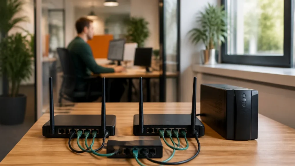 Redaktionelles Praxisvisual zu Cloud-Telefonie einführen: Bandbreite, Notruf, Ausfallsicherheit und Portierung Redaktionelles Praxisvisual zu Cloud-Telefonie einführen: Bandbreite, Notruf, Ausfallsicherheit und Portierung