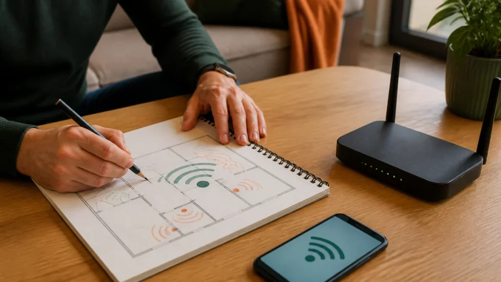 Redaktionelles Praxisvisual zu DSL-Geschwindigkeit richtig wählen: Bedarf, Upload und WLAN einordnen Redaktionelles Praxisvisual zu DSL-Geschwindigkeit richtig wählen: Bedarf, Upload und WLAN einordnen