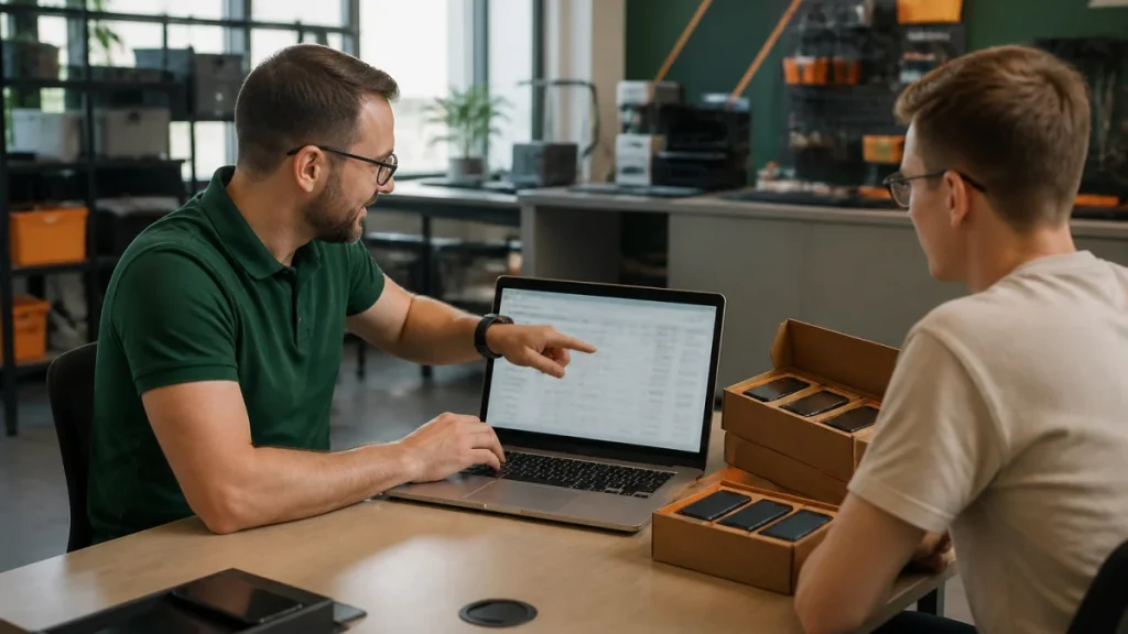 Redaktionelles Praxisvisual zu eSIM im Unternehmen: Verwaltung, Sicherheit und Gerätewechsel planen Redaktionelles Praxisvisual zu eSIM im Unternehmen: Verwaltung, Sicherheit und Gerätewechsel planen