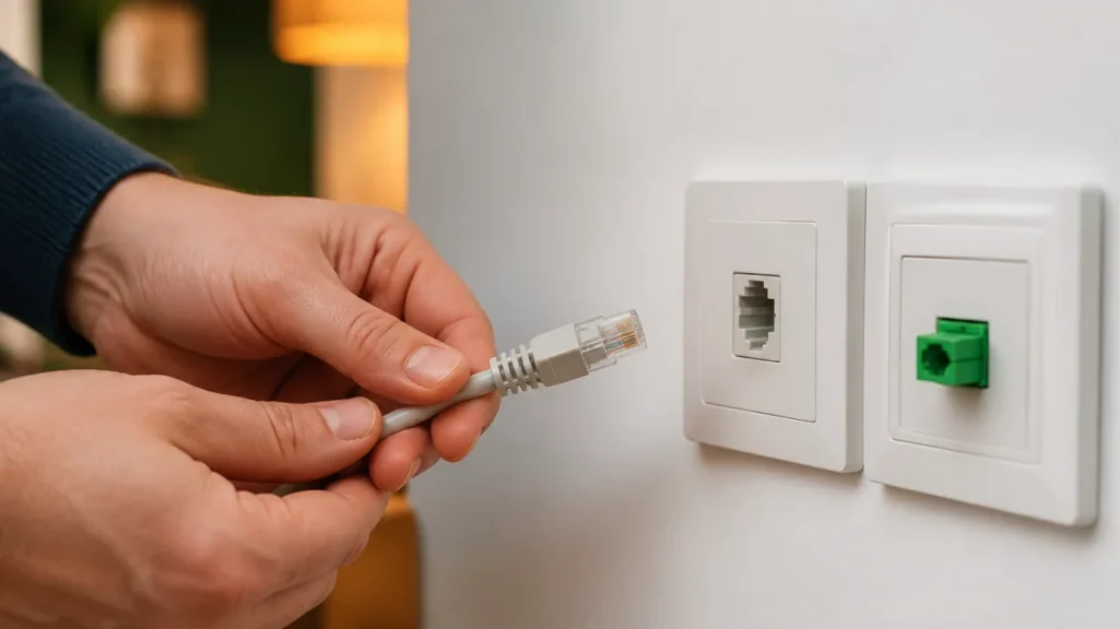 Redaktionelles Praxisvisual zu Glasfaser oder DSL: Unterschiede bei Upload, Stabilität und Kosten Redaktionelles Praxisvisual zu Glasfaser oder DSL: Unterschiede bei Upload, Stabilität und Kosten