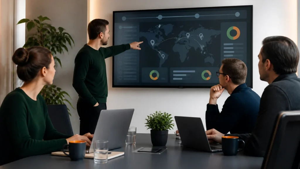 Redaktionelles Praxisvisual zu Internet-Redundanz für Unternehmen: Zweite Leitung, Mobilfunk-Fallback oder SD-WAN Redaktionelles Praxisvisual zu Internet-Redundanz für Unternehmen: Zweite Leitung, Mobilfunk-Fallback oder SD-WAN