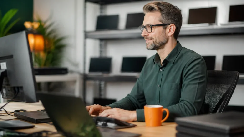 Redaktionelles Praxisvisual zu Kaufen, leasen oder Device as a Service: Hardwaremodelle vergleichen Redaktionelles Praxisvisual zu Kaufen, leasen oder Device as a Service: Hardwaremodelle vergleichen