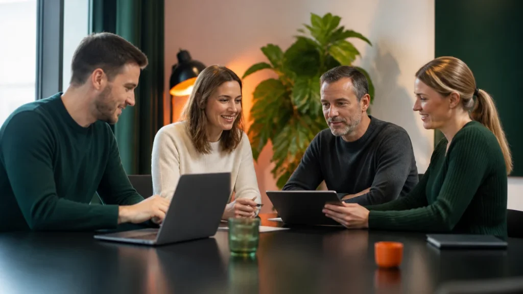 Redaktionelles Praxisvisual zu Microsoft 365 Business Basic, Standard und Premium: Unterschiede für Unternehmen Redaktionelles Praxisvisual zu Microsoft 365 Business Basic, Standard und Premium: Unterschiede für Unternehmen