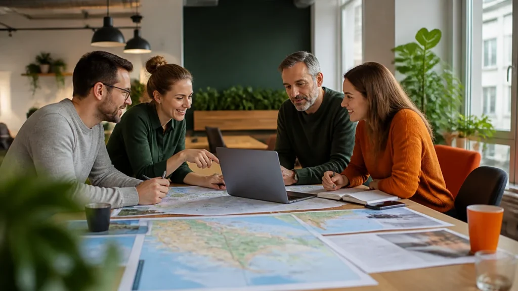 Redaktionelles Praxisvisual zu 360° Europa-Flat bei Vodafone Business: Europa-Zone, Schweiz und Fair Use erklärt Redaktionelles Praxisvisual zu 360° Europa-Flat bei Vodafone Business: Europa-Zone, Schweiz und Fair Use erklärt