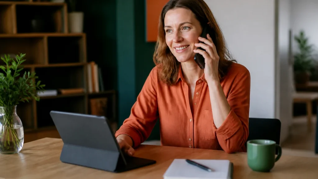Redaktionelles Praxisvisual zu OneNumber und OfficeNumber: Vodafone Business auf mehreren Geräten nutzen Redaktionelles Praxisvisual zu OneNumber und OfficeNumber: Vodafone Business auf mehreren Geräten nutzen