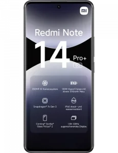 Xiaomi Redmi Note 14 Pro+, 256GB, Black